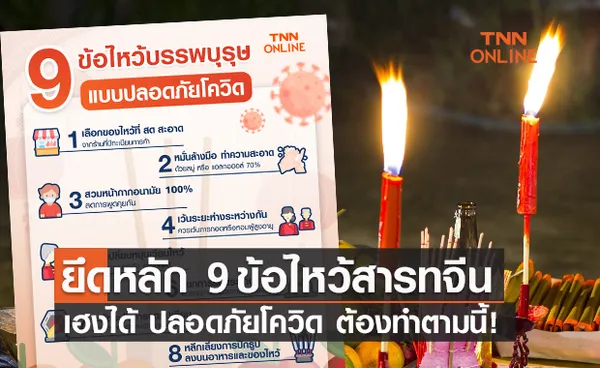 ยึดหลัก 9 ประการ ไหว้สารทจีน 2564 เฮงได้ ปลอดภัยโควิด-19 ต้องทำตามนี้!