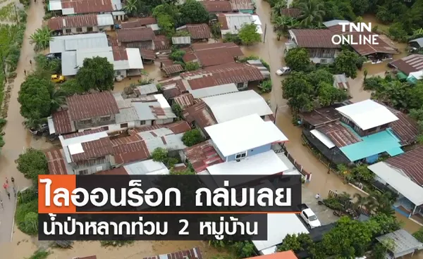 ฝนถล่มเลย จากพิษ ไลออนร็อก  น้ำป่าหลากท่วม 2 หมู่บ้าน-จนท.เร่งเข้าช่วยเหลือ