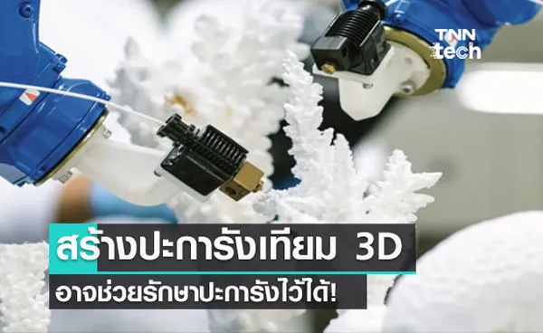 การสร้างปะการังเทียมจากเครื่องพิมพ์ 3D อาจช่วยรักษาปะการังไว้ได้!