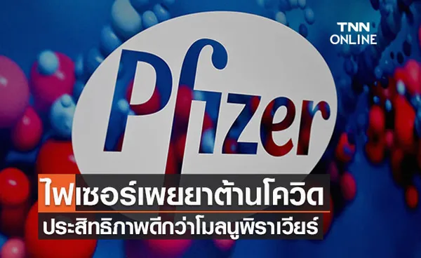 ยาต้านโควิดชนิดกินของไฟเซอร์กันเสียชีวิต-เข้ารพ.ได้ถึง 89% 